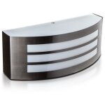 V - tac ? applique murale led ronde e27 max. 15w ? indice de protection ip44 ? couleur gris ? pour ext�rieur ...