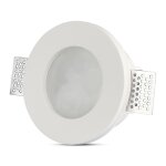 Spot led spot encastr gu10 frost glass ip20 blanc