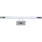 V - tac vt - 7008 applique miroir led 50cm chrome salle de bain 9w inclinable blanc naturel 4000k - sku ...