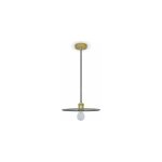 V - tac vt - 7777 led lustre m�tal disque lampe titulaire 1mt or couleur vintage e27 ?300mm sku 3752