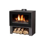 V05 - chemine design victoria omega eek a avec vitre xxl - 8, 3 kw