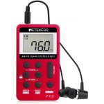 V112 mini radio portable, poste radio portable de poche, fm am, mini rechargeable walkman, rveil, prise ...