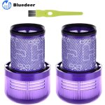 V12 lot de 2 filtres pour dyson v12 detect slim absolute extra aspirateur filtre de remplacement pour ...