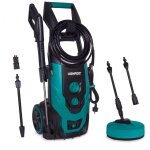 V22 - 2 nettoyeur haute pression 2200w vonroc 170 bar - r�servoir de d�tergent r�glable - d�bit 450l ...