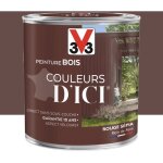 V33 - peinture bois couleurs d'ici rouge spia 0, 5 l