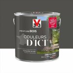 V33 peinture bois extrieur couleurs d'ici v33, gris feutr velours 2 l