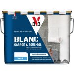 V33 - peinture intrieure garage et sous - sol blanc mat 5l