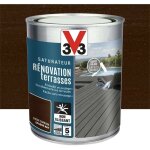 V33 - saturateur rénovation terrasses chêne carbone 1l V33 - saturateur rénovation terrasses chêne carbone 1l
