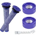 V7 v8 filtre pour dyson, 4pack filtres de rechange pour aspirateurs dyson v7 v8 absolute animal motorhead ...