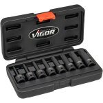 Jeu de douilles m�les � chocs � six pans int�rieurs ? v7019 ? carr� creux 1 / 2 pouce (12, 5 mm) ? profil ...