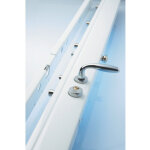 Vachette ? bandeau a2p 6 points marron 41 - 45 ? b�quille int�rieure sans g�che ? serrure multipoint ...
