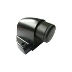 Vachette - butoir de porte renforcé à ressort 9874 zamak - noir ral 9005 Vachette - butoir de porte renforcé à ressort 9874 zamak - noir ral 9005