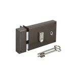 Vachette - serrure en applique horizontale ouvrant � gauche, p�ne dormant 1 / 2 tour, 2 cl�s