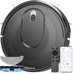 Vactidy cleanova w7 - aspirateur robot laveur - 4000pa - 55db silencieux - 120 min autonomie - surface ...