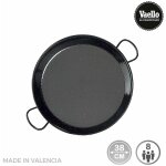 Poêle à paella émaillée pour induction et vitrocéramique ø38cm (8 personnes). vaello Poêle à paella émaillée pour induction et vitrocéramique ø38cm (8 personnes). vaello