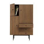 Vaisselier 3 tiroirs & 3 portes 'jugend' 140cm noyer Vaisselier 3 tiroirs & 3 portes 'jugend' 140cm noyer