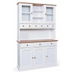 Vaisselier 5 portes & 6 tiroirs 'takao' 131cm blanc