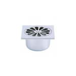 Valentin - bonde de sol 100x100 abs chrome - 4621 Valentin - bonde de sol 100x100 abs chrome - 4621