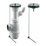 Valentin - vidage complet pour éviers grès plastique blanc - diamètre 60 mm Valentin - vidage complet pour éviers grès plastique blanc - diamètre 60 mm