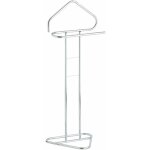 Idimex ? valet camilo en m�tal chrom� ? supports pantalon et veste ? design �pur� pour chambre ou salle ...