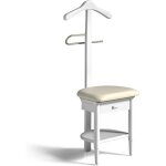 Valet de chambre, mod�le stanza, blanc.