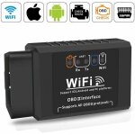 Valise de diagnostic auto obd2 - adaptateur wifi obd, scanner de codes de d�faut multimarque, outils ...