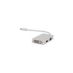 Valueline - vlmp37465w0. 20 adaptateur de cable de video 0. 2 m mini displayport vga + hdmi + dvi white ...