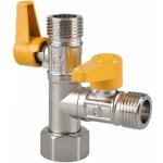 Valve 3 voies en laiton 3 voies valve de douche en laiton vanne 3 voie raccord t, robinet d'arrt pour ...