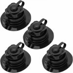 Valves boston 4 pices, valve d'air universelle unidirectionnelle pour bateaux gonflables, radeaux, kayaks, ...