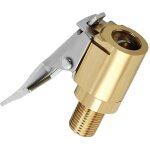 Valve de pneu avec adaptateur, embout de gonflage verrouillable en laiton, raccord adaptateur, pince ...