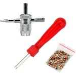 Valve pneu outil, kit outil de tire repair voiture, valve de pneu outil r�paration, valve core remover ...