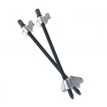 Euro vanadium ? lot de 2 compresseurs de ressorts pour amortisseurs jusqu'� 370 mm ? longueur utile 240 ...