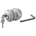 Euro vanadium ? antivol t�te d'attelage 50mm ? syst�me de verrouillage avec cl� hexagonale ? s�curise ...
