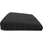 Euro vanadium - coussin basic black 40x40cm noir
