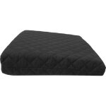 Euro vanadium - coussin basic black 40x40cm noir