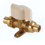 Clesse industrie - vanne 1 / 4 de tour pour butane et propane 812 et 3812 - 561 - raccordement : entre ...