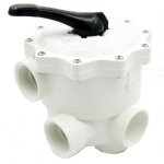 Aqualux - vanne 6 voies en 2 pouces, jupiter 131029 avant 2008 - filtre a sable piscine - praher plastics ...