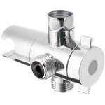 Vanne de d�rivation de pomme de douche � 3 voies abs, support de fixation de pomme de douche, vanne de ...