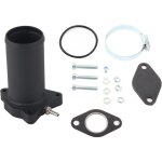Vanne egr, tuyau de remplacement de vanne egr pour kit de suppression egr 1. 9 tdi 130 / 160 cv diesel(57mm) ...