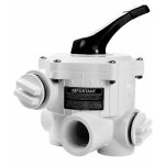 Hayward ? vanne multivoies 1 1 / 2 pour filtre � sable ? 7 entr�es ? 6 positions ? plastique ? raccords ...