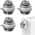 Vanne de purge de radiateur, 3 pi�ces purgeur automatique chauffage 1 / 2 , �vent automatique � couper ...