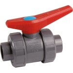 Vanne pvc pression noire - diam�tre 50 mm girpi