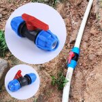 Vanne robinet � boisseau sph�rique en poly�thyl�ne mdpe - raccord de serrage tuyau d'eau raccord de compressio ...