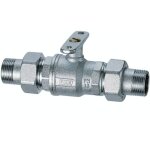 Far - vanne de zone  bille 2 voies motorisable chrome 3015 1'