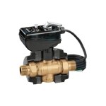 Vanne de zone � bille motoris�e � trois voies caleffi 6453 230v - 3 / 4'