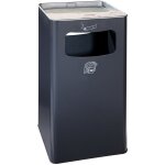 Var, combin� cendrier - poubelle, capacit� 96 l, l x h x p 430 x