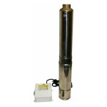 Varan motors - 4stm4 - 6 pompe � eau immerg�e pour puits profond et forage, 4m� / h - 48m, 370watt
