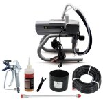 Varan motors - r450 pulv�risateur de peinture pro airless 900w 220 bar 2. 2l / min, pistolet haute pression ...