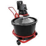 Varan motors - xhmxa65 mlangeur malaxeur 900w avec cuve de 65 litres pour la colle, peinture, enduit, ...