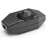 Variateur led 1 - 60 w  intensit variable (variateur rotatif), compatible avec les ampoules led, marche ...